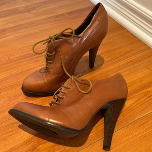 Aldo Heeled Lace Up Booties
